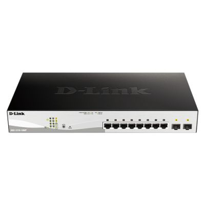 D-Link DGS-1210-10MP, Managed, L2, Gigabit Ethernet (10/100/1000), Full duplex, Power over Ethernet