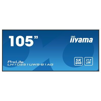 iiyama LH10551UWS-B1AG, Digitale signage flatscreen, 2,66 m (104.7"), LED, 5120 x 2160 Pixels, 24/7