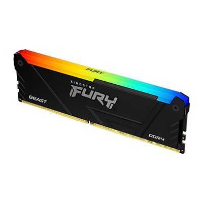 Kingston Technology FURY Beast RGB, 32 GB, 1 x 32 GB, DDR4, 3200 MHz, 288-pin DIMM