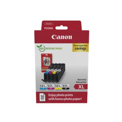Canon 6443B008, Hoog (XL) rendement, 4 stuk(s), Multi-verpakking