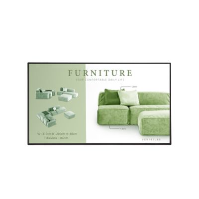 LG 65UM5N-H, Digitale signage flatscreen, 165,1 cm (65"), LCD, 3840 x 2160 Pixels, Wifi, 24/7