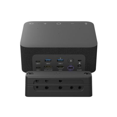 Logitech Logi Dock Focus Room kit UC, Gepersonaliseerde videovergaderingssysteem, 4K Ultra HD, 90 fp