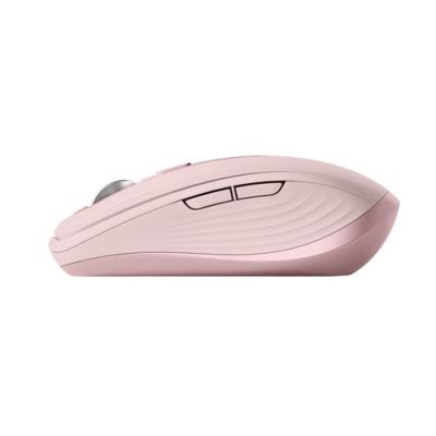 Logitech MX Anywhere 3S, Rechtshandig, Laser, RF-draadloos + Bluetooth, 8000 DPI, Roze