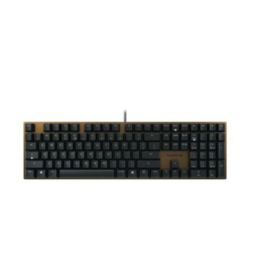 CHERRY KC 200 MX, Volledige grootte (100%), USB, Mechanische keyswitch, QWERTY, Zwart, Brons