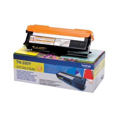 Brother TN-320Y, 1500 pagina's, Geel, 1 stuk(s)