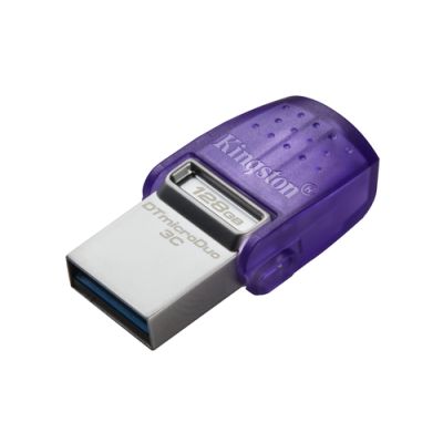 Kingston Technology DataTraveler microDuo 3C, 128 GB, USB Type-A / USB Type-C, 3.2 Gen 1 (3.1 Gen 1)