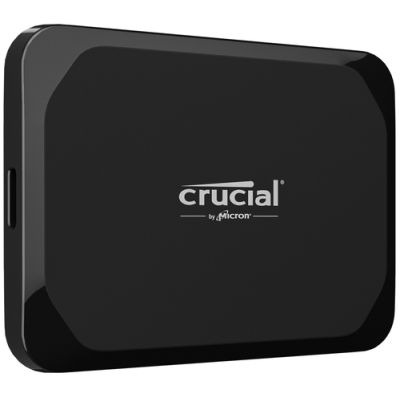 Crucial X9, 2 TB, USB Type-C, 3.2 Gen 2 (3.1 Gen 2), 1050 MB/s, 10 Gbit/s, Zwart