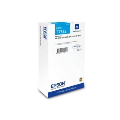 Epson C13T75524N, Hoog (XL) rendement, 39 ml, 4000 pagina's, 1 stuk(s), Enkele verpakking