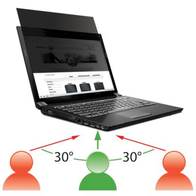 Mobilis 016233, 39,6 cm (15.6"), 16:9, Laptop, Randloze privacyfilter voor schermen
