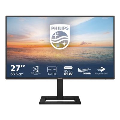 Philips 1000 series 27E1N1300AE/00, 68,6 cm (27"), 1920 x 1080 Pixels, Full HD, LCD, 4 ms, Zwart