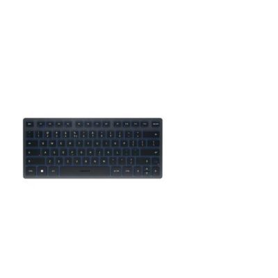 CHERRY KW 7100 MINI BT, Draadloos, Bluetooth, Schaar-toetsschakelaar, QWERTY, Blauw