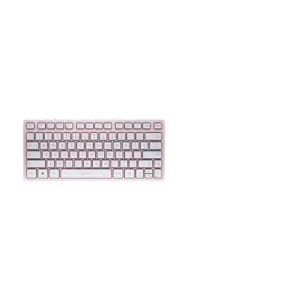 CHERRY KW 7100 MINI BT, Draadloos, Bluetooth, Schaar-toetsschakelaar, QWERTY, Roze