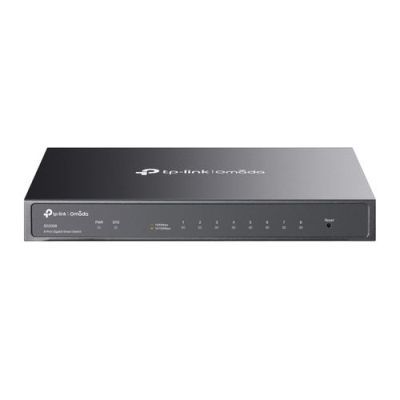 TP-Link Omada SG2008, Managed, L2/L2+, Gigabit Ethernet (10/100/1000), Ophangsysteem voor aan de muu