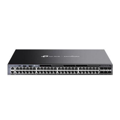 TP-Link Omada SG6654X, Managed, L3, Gigabit Ethernet (10/100/1000), Rack-montage, 1U