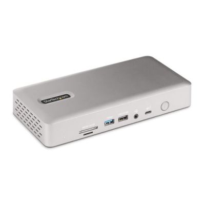 StarTech.com 132UE-TB4USB4DOCK, Bedraad, Thunderbolt 4, 98 W, 3,5 mm, 10,100,1000,2500 Mbit/s, 2.5GB