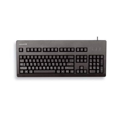 CHERRY G80-3000, Volledige grootte (100%), Bedraad, USB, Mechanische keyswitch, QWERTY, Zwart