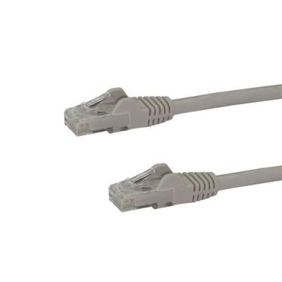StarTech.com Cat6 patchkabel met snagless RJ45 connectors 5 m, grijs, 5 m, Cat6, U/UTP (UTP), RJ-45,