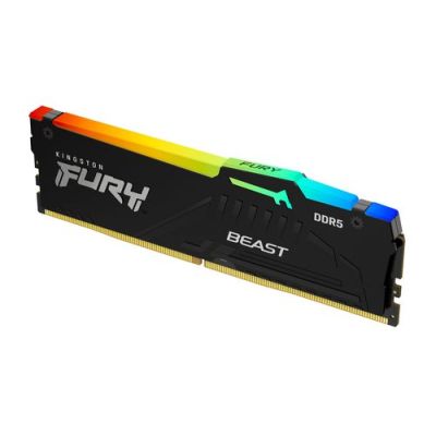 Kingston Technology FURY Beast 8GB 6000MT/s DDR5 CL30 DIMM RGB EXPO, 8 GB, 1 x 8 GB, DDR5, 288-pin D