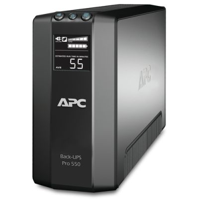 APC Back-UPS PRO BR550GI Noodstroomvoeding - 550VA, 6x C13 uitgang, USB, Line-interactive, 0,55 kVA,