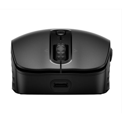 HP 695 Rechargeable Wireless Mouse, Ambidextrous, Bluetooth, 4000 DPI, Zwart