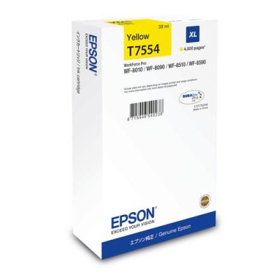 Epson C13T75544N, Hoog (XL) rendement, 39 ml, 4000 pagina's, 1 stuk(s), Enkele verpakking