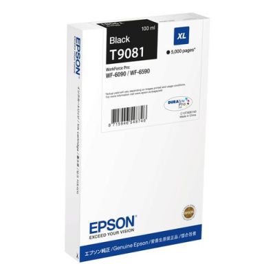 Epson C13T90814N, Hoog (XL) rendement, 100 ml, 5000 pagina's, 1 stuk(s), Enkele verpakking