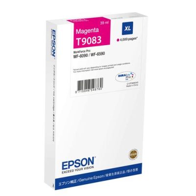 Epson C13T90834N, Hoog (XL) rendement, 39 ml, 4000 pagina's, 1 stuk(s), Enkele verpakking