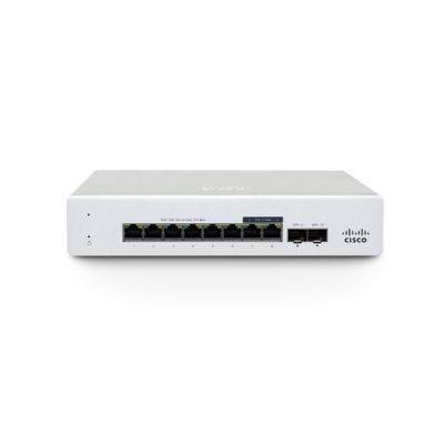 Cisco Meraki MS130-8, Managed, L2, Gigabit Ethernet (10/100/1000), Rack-montage, 1U