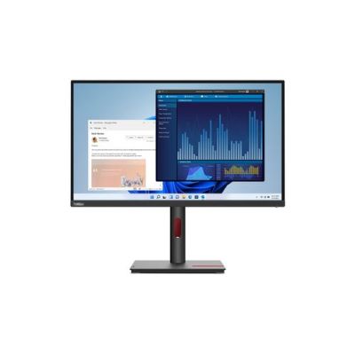 Lenovo ThinkVision T27p-30, 68,6 cm (27"), 3840 x 2160 Pixels, 4K Ultra HD, LED, 6 ms, Zwart