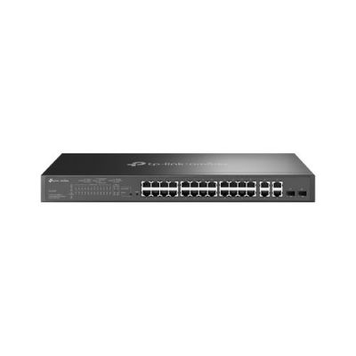 TP-Link Omada SL2428P, Managed, L2, Fast Ethernet (10/100), Power over Ethernet (PoE), Rack-montage,