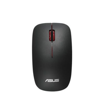 ASUS WT300 RF MOUSE/BK-RD, Ambidextrous, Optisch, RF Draadloos, 1600 DPI, Zwart, Rood