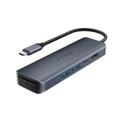 Targus HyperDrive Next, USB Type-C, 100 W, Zwart, MicroSD (TransFlash), 4K Ultra HD, 60 Hz