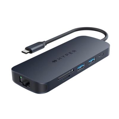 Targus HD4004GL, USB Type-C, 140 W, 10,100,1000 Mbit/s, IEEE 802.3, IEEE 802.3ab, IEEE 802.3u, Blauw