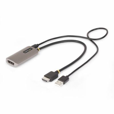 StarTech.com 30cm HDMI naar DisplayPort Adapter Kabel, 8K 60Hz, Actieve HDMI 2.1 naar DP 1.4 Video C