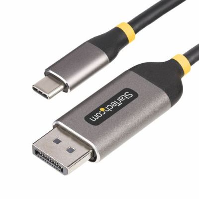 StarTech.com 3m USB-C naar DisplayPort Adapter Kabel, 8K 60Hz, 4K 144Hz, HDR10, USB Type-C naar DP 1