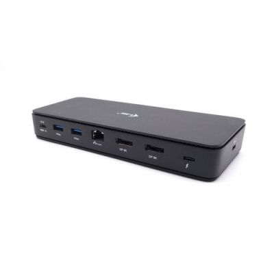i-tec Thunderbolt 4 Dual DisplayPort Docking Station PRO + Power Delivery 92 W, Bedraad, Thunderbolt