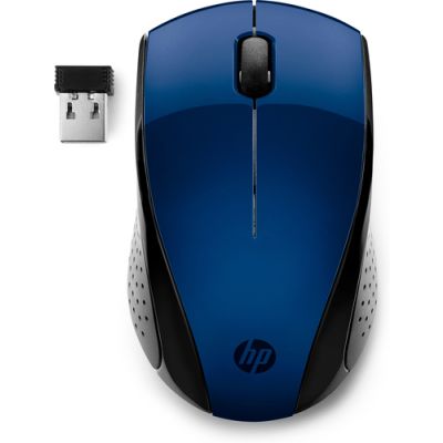 HP draadloze muis 220 (lumiereblauw), Ambidextrous, RF Draadloos, Blauw