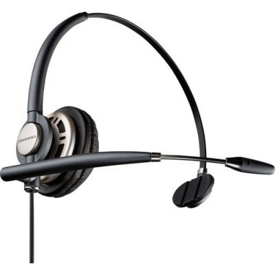 POLY EncorePro HW710 Single Ear Headset + draagetui, Bedraad, Kantoor/callcenter, Headset, Zwart, Zi