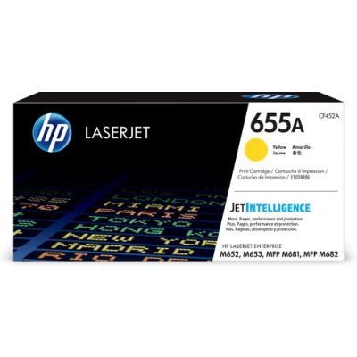 HP Originele 655A gele LaserJet tonercartridge, 10500 pagina's, Geel, 1 stuk(s)