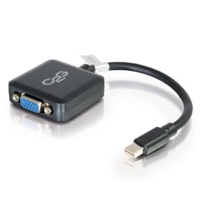 C2G 20cm Mini DisplayPort M / VGA F, 0,2 m, Mini DisplayPort, VGA (D-Sub), Zwart, Mannelijk/Vrouweli