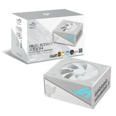 ASUS ROG -STRIX-1000G-AURA-WHITE-GAMING, 1000 W, 100 - 240 V, 120 W, 996,6 W, 120 W, 3,6 W