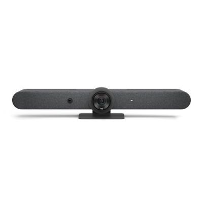 Logitech Rally Bar + Tap, Videovergaderingssysteem voor groepen, 4K Ultra HD, 30 fps, 90°, 5x, 3x