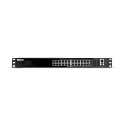 QNAP QSW-M3224-24T, Managed, L3, 10G Ethernet (100/1000/10000), Rack-montage, 1U