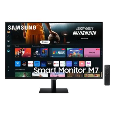 Samsung 32" Smart Monitor M7 M70D UHD, 81,3 cm (32"), 3840 x 2160 Pixels, 4K Ultra HD, LED, 4 ms, Zw