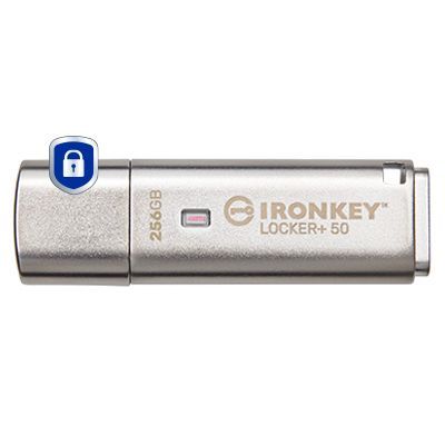 Kingston Technology IronKey 256GB IKLP50 AES USB, met 256-bits versleuteling, 256 GB, USB Type-A, 3.