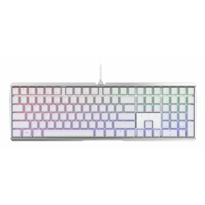 CHERRY MX Board 3.0S RGB, Bedraad, USB, Mechanische keyswitch, QZERTY, RGB LED, Wit
