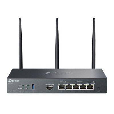 TP-Link Omada ER706W, Dual-band (2.4 GHz / 5 GHz), Ethernet LAN, Zwart, Desktop/polerouter