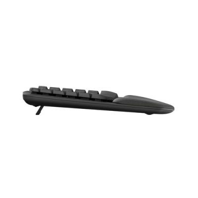 Logitech Wave Keys for Business, Volledige grootte (100%), Draadloos, RF-draadloos + Bluetooth, Memb