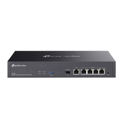 TP-Link ER7406, Ethernet WAN, Gigabit Ethernet, Zwart