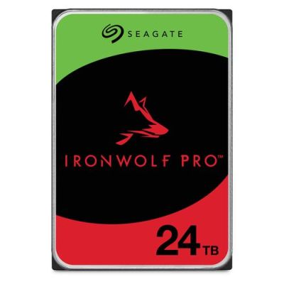 Seagate IronWolf Pro ST24000NT002, 24 TB, 7200 RPM, 512 MB, 3.5", SATA III